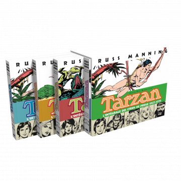 Coffret 4 volumes Tarzan : L'intégrale des strips de presse : 1967-1979